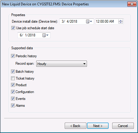 Device Properties